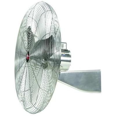 DAYTON 70832 Washdown Industrial Washdown Fan, Wall Mount, 30 in Blade Dia,