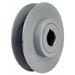 ZORO SELECT 1VP75118 1-1/8" Fixed Bore 1 Groove Variable Pitch Pulley 7.5" OD