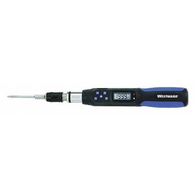 WESTWARD 6PAF3 Torque Driver,1/4",0.44 to 4.42 in.-lb.