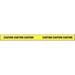 ZORO SELECT 11458 Barricade Tape,Yellow/Black,180ft x 2 In