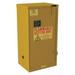 CONDOR 491M63 Steel Flammable Safety Storage Cabinet, 23 in W, 45 1/2 in H