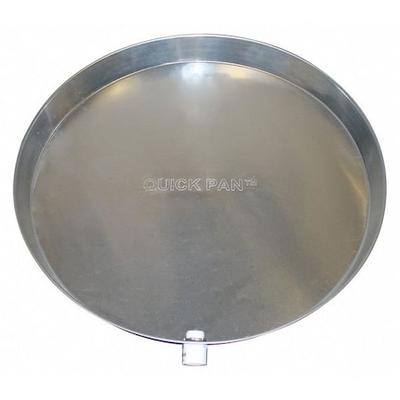 ZORO SELECT QP-30 Water Heater Pan, 30 In, Aluminum