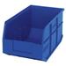 QUANTUM STORAGE SYSTEMS SSB443BL Shelf Storage Bin, Blue, Polypropylene, 14 in