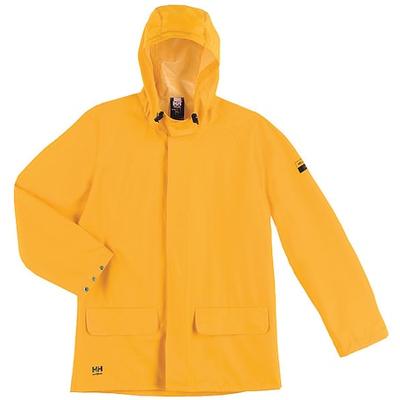 HELLY HANSEN 70129_310-2XL Rain Jacket,PVC/Polyester,Yellow,2XL