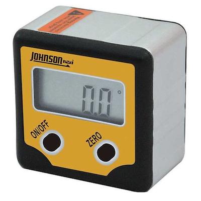 JOHNSON LEVEL & TOOL 1886-0100 Digital Angle Finder,Magnetic,2 Button