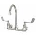 SANI-LAV 204.5 Manual 8" Mount, 2 Hole Gooseneck Service Sink Faucet, Chrome