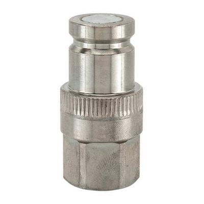 PARKER 71-3N6-6F Hydraulic Quick Connect Hose Coupling, Steel Body,