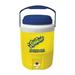 SQWINCHER 158400102 Beverage Cooler,2 gal.,Yellow