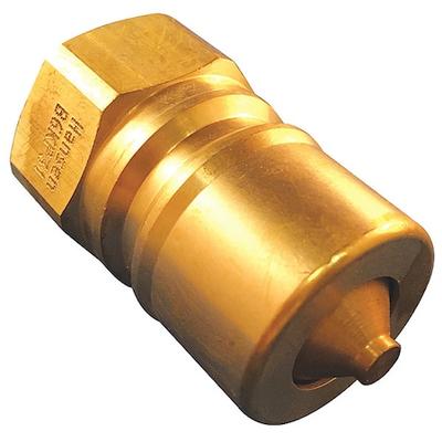 HANSEN B4KP26 Hydraulic Quick Connect Hose Coupling, Brass Body,