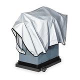 ZORO SELECT TS9056 Machine Cover Tarp, 6 Mil, Cotton Canvas, Standard Duty, Gray