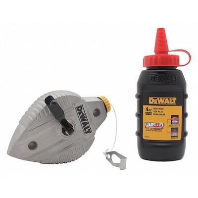 DEWALT DWHT47255L Marking Chalk,Red,100 ft./4 oz.
