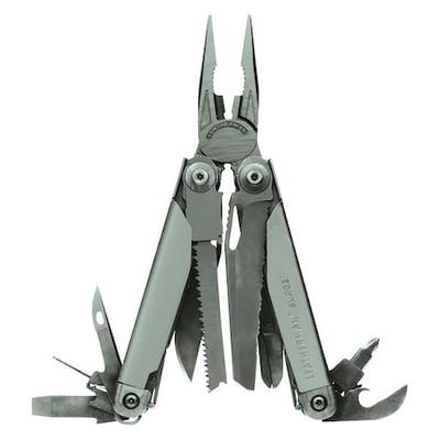 LEATHERMAN 830278 Surge Multi-Tool, Blade Type Serrated, Blade Length 3 1/8 in,