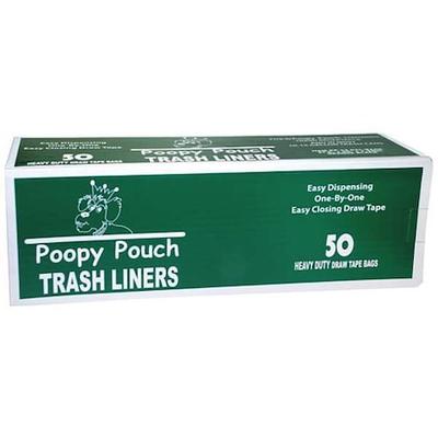 POOPY POUCH PP-13GAL-BAGS Pet Waste Bags, 13 gal., 1.5 mil