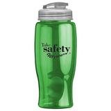 QUALITY RESOURCE GROUP TB27USS Water Bottle,27oz.,Green