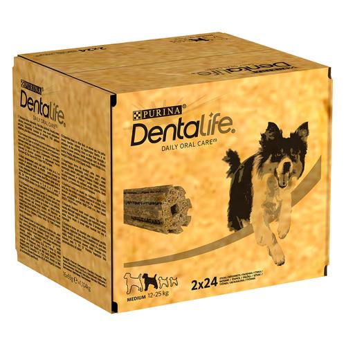 96Sticks Dentalife Tägliche Zahnpflege Purina Snacks für mittelgroße Hunde zum Sonderpreis!