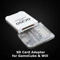 Adaptateur de carte SD pour Nintendo Cube et console Wii carte mémoire SD SD2éventuelles 2