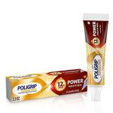 Poligrip Power Max Power Hold plus Seal Denture Adhesive Cream Denture Cream for Secure Hold and Food Seal Flavor Free - 2.2 oz