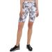 Dkny Sport Womenâ€™s Printed Bike Shorts Blue Small