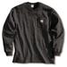 CARHARTT K126-BLK XLG REG Long Sleeve T-Shirt,Black,XL