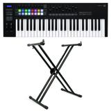 Novation Launchkey 49 MK3 49-Key USB MIDI Ableton Live Keyboard Controller+Stand