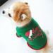 Kayannuo Back to School Clearance New Pattern Tricolor Christmas Dog Clothing Cotton GreenT shirt Puppy Costume