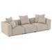 Blue/Brown/Gray Reclining Sectional - Birch Lane™ Del 117" Wide Modular Sectional | 27 H x 117 W x 41 D in | Wayfair