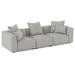 Blue/Brown/Gray Reclining Sectional - Birch Lane™ Del 117" Wide Modular Sectional Polyester | 27 H x 117 W x 41 D in | Wayfair