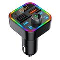 Multi-Function QC 3.0 Handsfree USB MP3 Player Wireless Bluetooth FM Transmitter Fast Charger Car Charge Adapter