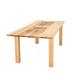 OASIQ Hamilton Solid Wood Dining Table Wood in Brown/White | 29 H x 82.75 W x 39.38 D in | Outdoor Dining | Wayfair 2101173434000