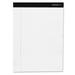 Universal One-2PK Premium Ruled Writing Pads With Heavy-Duty Back Narrow Rule Black Headband 50 White 5 X 8 Sheets