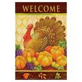 XINHUADSH Festive Flag Cute Thanksgiving Classic Elements Garden Flag Widely Application Unique for Party
