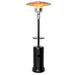 BMUERS Outdoor Heater Propane Standing LP Gas Steel with Table and Wheels