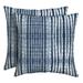 Arden Selections 16 x 16 Bohemian Blue Polyester Throw Pillow (2 Count)