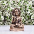 Buddha Statue in Bronze Buddha Idol Outdoor Indoor Buddhist Deity Bronze Buddha Figurine Temple Altar Yoga Studio Meditation Room Decor Buddha Sculpture - AtoZ India Cart