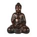 Fithood 16.1inch Zen Buddha Indoor Outdoor Statue for Yard Garden Patio Deck Home Decor