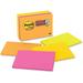 Post-it Super Sticky Notes 6 in x 4 in Rio de Janeiro Color Collection - 360 - 6 x 4 - Rectangle - 45 Sheets per Pad - Unruled - Assorted - Paper - Self-adhesive - 8 Pad