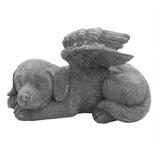Dog Angel Pet Memorial Tombstone Marking Carved Statue Resin Stone