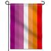 Anley Double Sided Premium Garden Flag Sunset Lesbian Pride Decorative Garden Flags 18 x 12.5 Inch