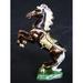 Dakota Fields Feng Shui Bejeweled Victory Horse Figurine Metal in Green/White/Brown | 6 H x 4 W x 2 D in | Wayfair 7DEB8A3CE7404E8C8073711EA5D99EB7