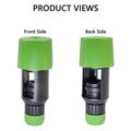 Zhongtai 2Pcs Universal Water Tap to Garden Hose Pipe Connector Quick Fitting Connectors Mixer Kitchen Bath Tap Adapter