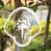 Fairy Angel Wind Chimes Rotating Hanging Wind Spinners Outdoor Stainless Steel Yard Art 3D Visual Effects Garden Gift New