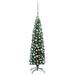 The Holiday Aisle® Slim Artificial Pre-lit Christmas Tree w/ Ball Set Xmas Decoration, Steel | 5' H | Wayfair E93D9415C1EE4154A9E1D28E9D5B117C