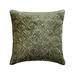 Pillow Cover Grey 22 x22 (55x55 cm) Throw Pillow Covers Velvet Quilted Throw Pillows For Couch Geometric Pattern Modern Style - Grey Delusion