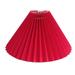 Pleated Lampshade E27 Light Cover Japanese Style Fabric Table Lamp Ceiling Decor E27 Light Cover Japanese Style Fabric Table Lamp Ceiling Decor Lamp Pleated Lampshade Big Red