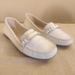 Coach Shoes | Coach Flynn Leather Loafers | Color: White | Size: 8