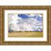 Bluebird Barn 24x17 Gold Ornate Wood Framed with Double Matting Museum Art Print Titled - Big Blue Sky