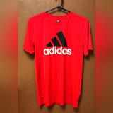 Adidas Shirts & Tops | Adidas Big Boys' Climalite Performance Logo T-Graphic T-Shirt Red Size Xl | Color: Red | Size: Xlb
