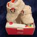 Disney Shoes | Disney Baby Soft Shoes Size 9-12 Mo | Color: Cream/Pink | Size: 9-12 Mo