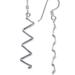 Giani Bernini Jewelry | Giani Bernini Polished Squiggle Drop Earrings In Sterling Silver | Color: Silver | Size: Os