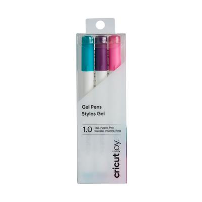 Cricut Joy Gel Pens | 1.0 mm | 3 Count | Blue/Pink/Purple